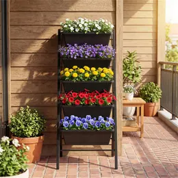 Product image of 5-Tier Vertical Raised Garden Bed with Removable Planter Boxes and Drip Trays