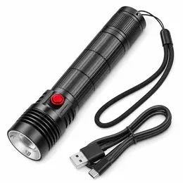 Product image of Rechargeable Magnetic Battery Display Type C LED Flashlight D901 B 500LM