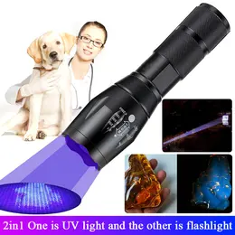Product image of UV LED Flashlight, Blacklight for Industrial Inspection, 2-Pack