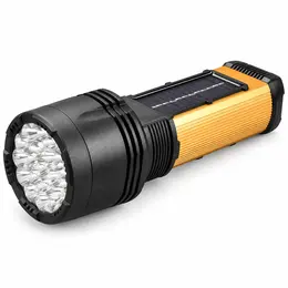Product image of W5121B Green LED Flashlight, Solar Rechargeable, USB-C, 1100 Lumens