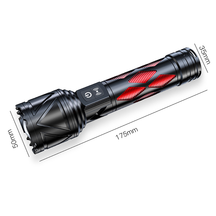 Main product image of Zoom White LED Rechargeable Flashlight with Buzzer