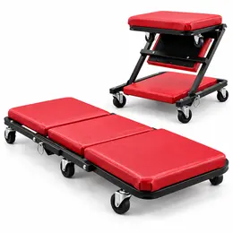 Product image of 2-in-1 Mechanic Creeper Seat, Convertible Rolling Work Stool