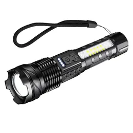 Product image of 15,000,000 Lumen Rechargeable LED Tactical Work Flashlight