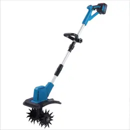 Product image of 21V Cordless Tiller/Cultivator, 20cm Width, 16cm Depth, 2 Batteries