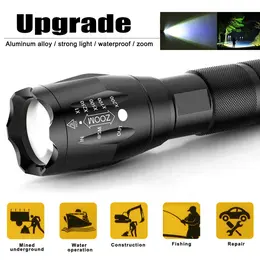 Product image of 2-Pack 990000 Lumen Rechargeable LED Zoom Flashlight