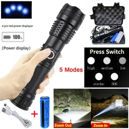 Product image of USB Rechargeable LED Flashlight with Charge Indicator