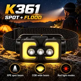 Product image of K361 COB LED Rechargeable Headlamp, 3W, 1200mAh for Work