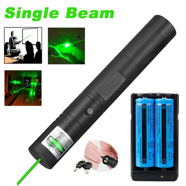Main product image of Green Beam Rechargeable Laser Pointer Kit with 2 Batteries and Charger
