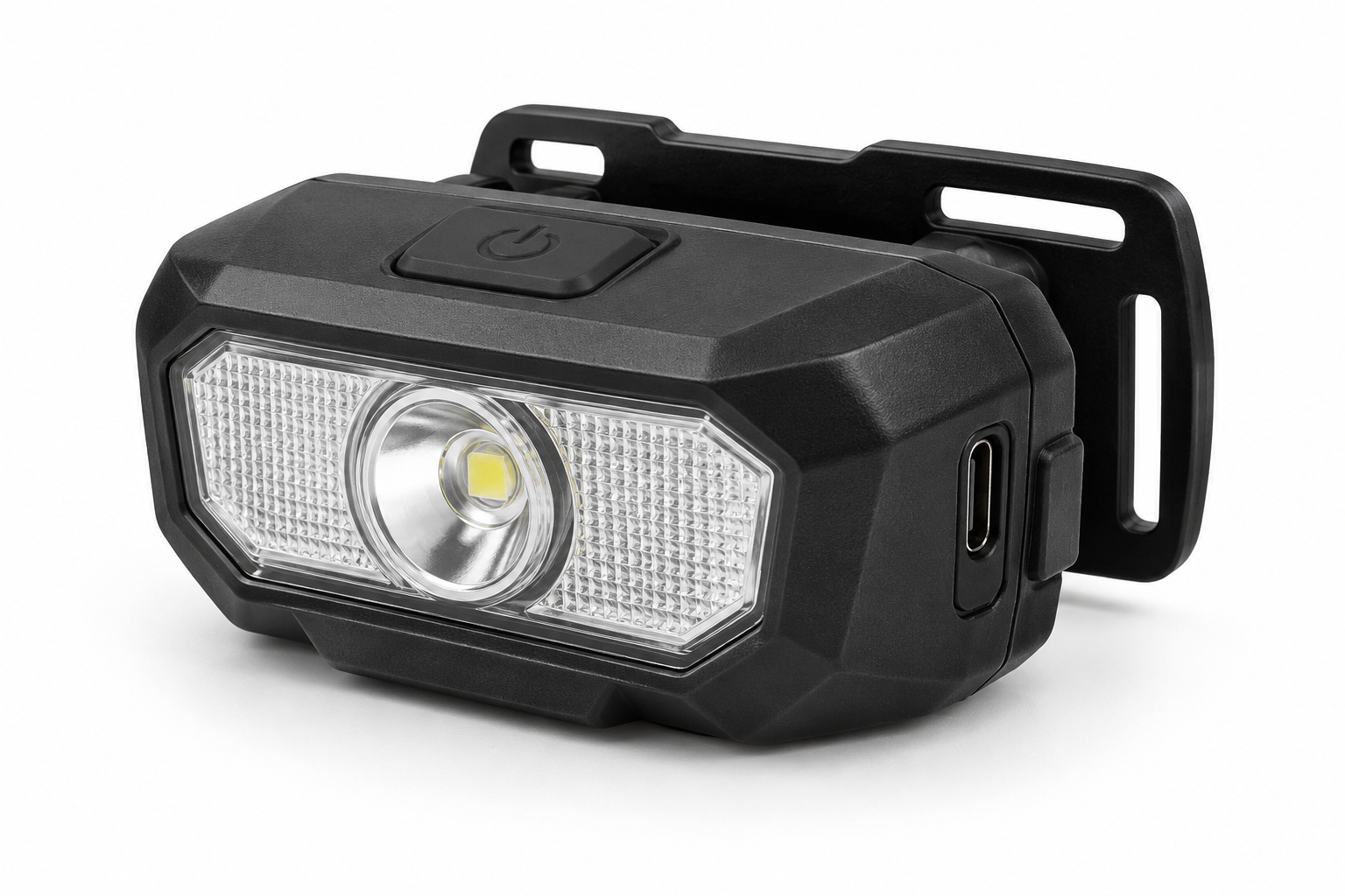 Main product image of W670 Rechargeable Type C LED Work Light, 800mAh, Red/Blue Warning