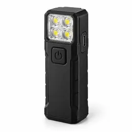 Product image of W676 Rechargeable LED Headlamp, Type C, Red/Blue Warning, 2-Hour Runtime