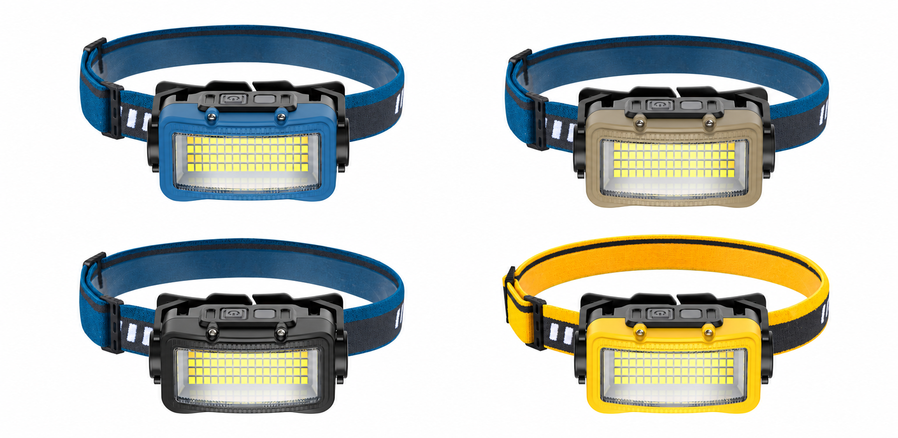 Main product image of W6104A Rechargeable LED Headlamp, Motion Sensor, 620LM, 1800mAh 18650, Type C