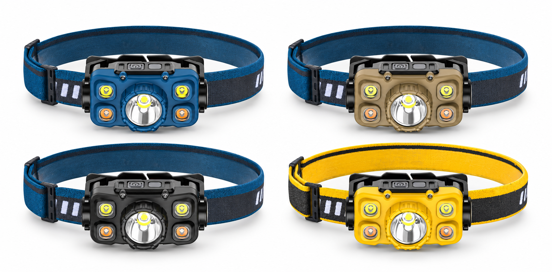 Main product image of W6111A Rechargeable LED Headlamp, Motion Sensor, 320 Lumens, 18650