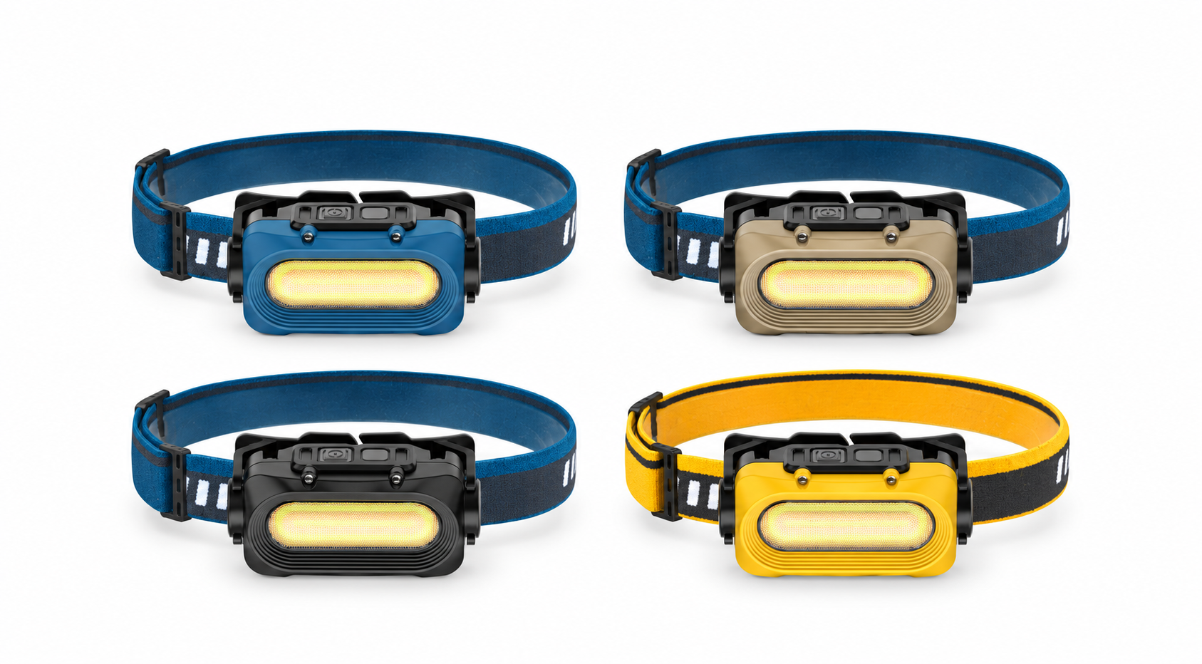 Main product image of W6112A Rechargeable LED Headlamp, Motion Sensor, 370LM, 1800mAh, Type C