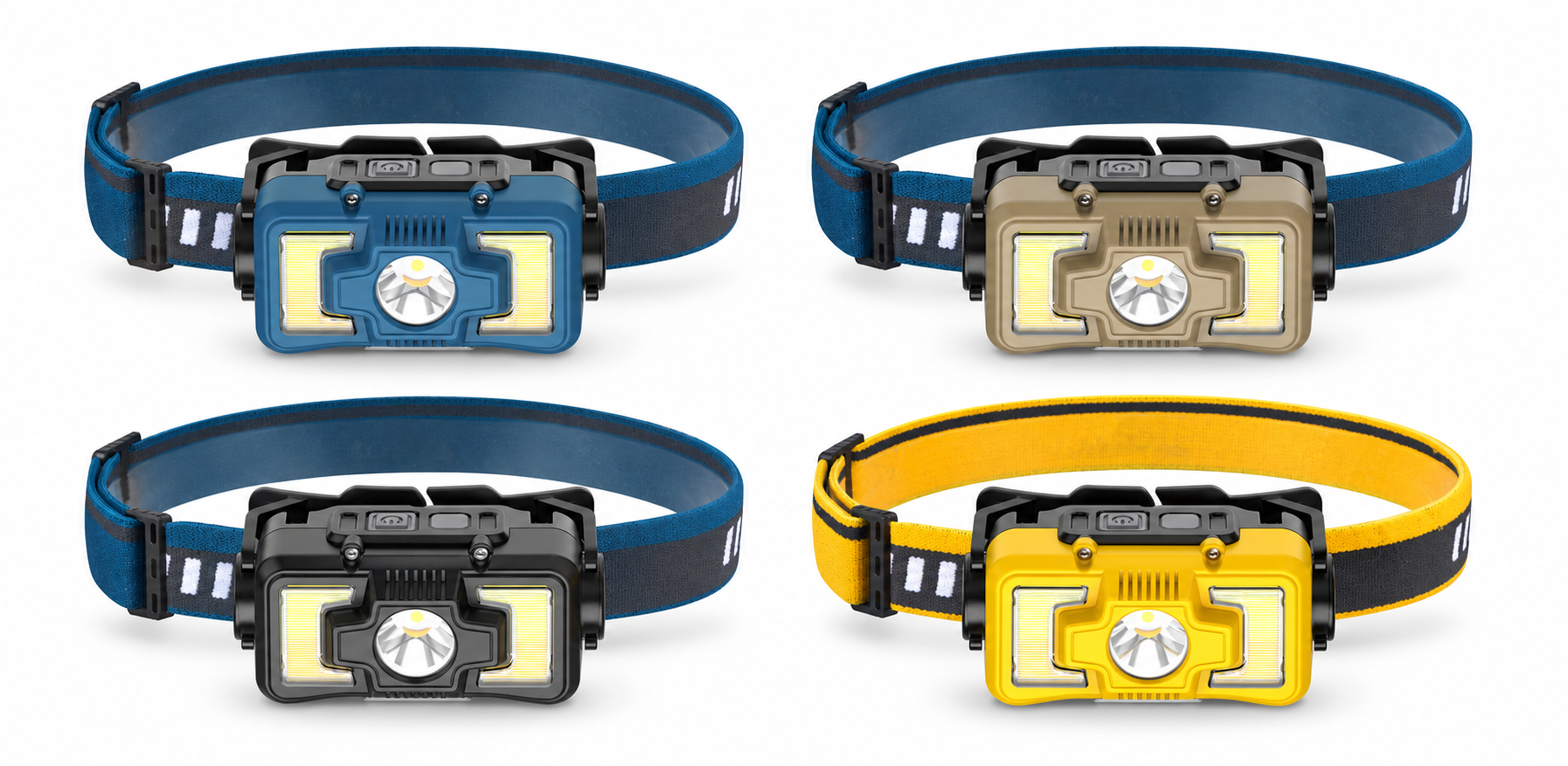 Main product image of W6118A Rechargeable Motion Sensor LED Headlamp, 250LM, 1800mAh 18650, USB-C
