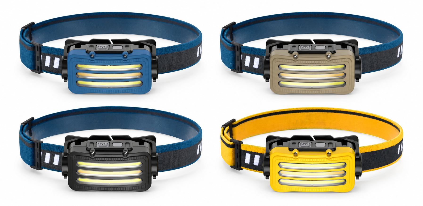 Main product image of Rechargeable LED Headlamp W6121A, Motion Sensor, Type C, 310LM, 1800mAh