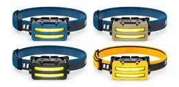 Product image of W6122A Rechargeable LED Headlamp, Motion Sensor, USB-C, 18650, 340LM, 1800mAh