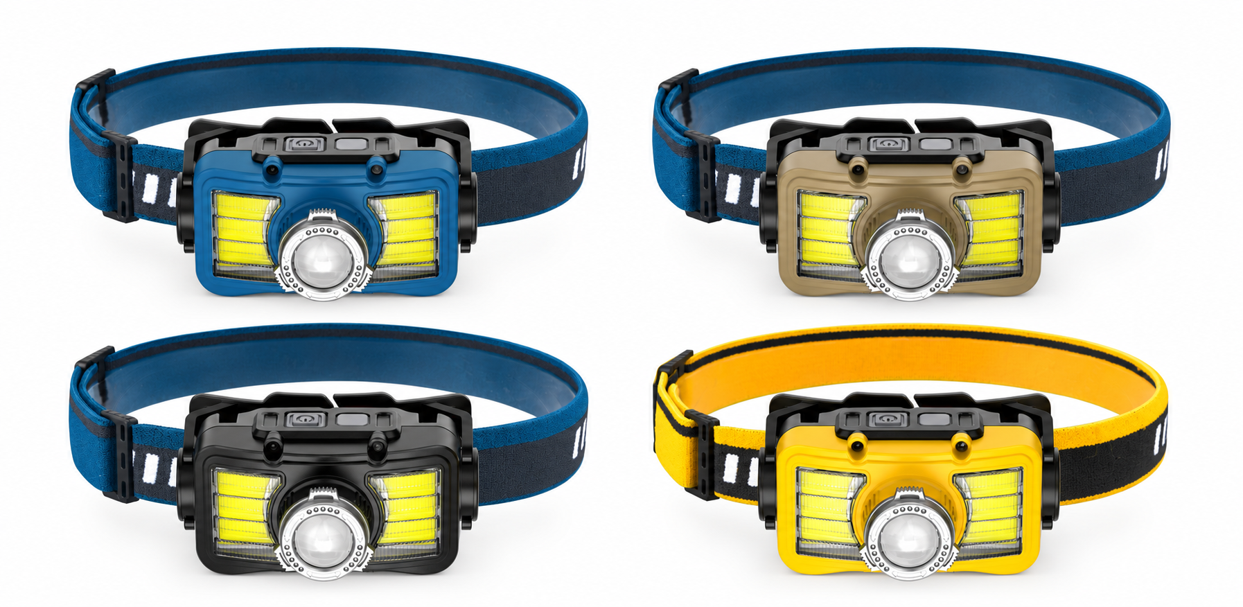 Main product image of W6100A COB LED Headlamp, 1800mAh, USB-C Charging