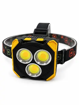 Product image of W6130 COB LED Hands-Free Headlamp, 6000mAh, USB-C Rechargeable