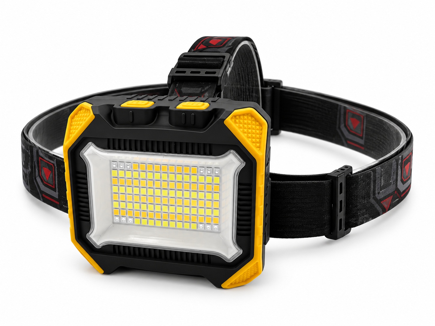 Main product image of W6130 Hands-Free LED Headlamp, 6000mAh, USB-C, Red/Blue Warning