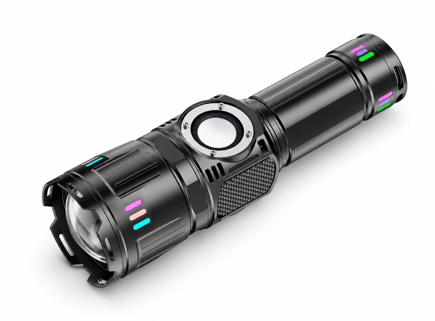 Main product image of W5250B LED Flashlight, 2000lm, USB-C, Aluminum, Strobe/SOS