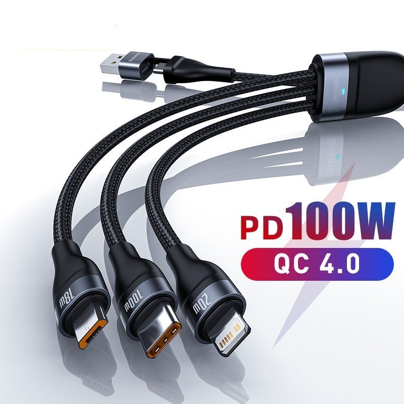 Main product image of USB-C Input Multi-Device Charging Cable, 100W