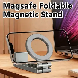 Product image of Magnetic Phone Stand, 360 Rotatable Foldable Desk Holder, N52 Magnets