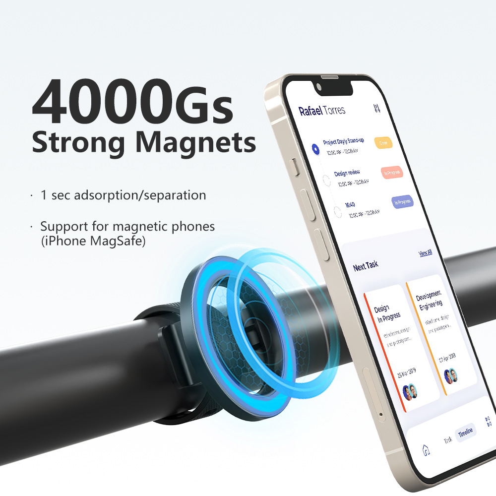 Main product image of MagSafe Magnetic Phone Mount with Adjustable Strap and 360-Degree Rotation