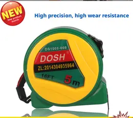 Product image of 5m Measuring Tape with Yellow-Green Housing for General Use
