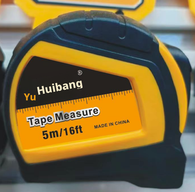 Main product image of 5m ABS+TPR Coated Tape Measure, Yellow and Black
