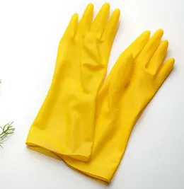 Product image of Yellow PVC General Purpose Gloves, Small Size