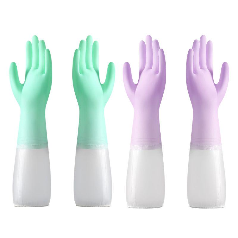 Main product image of Purple PVC Household Gloves, Thin, One Size, 1 Pair