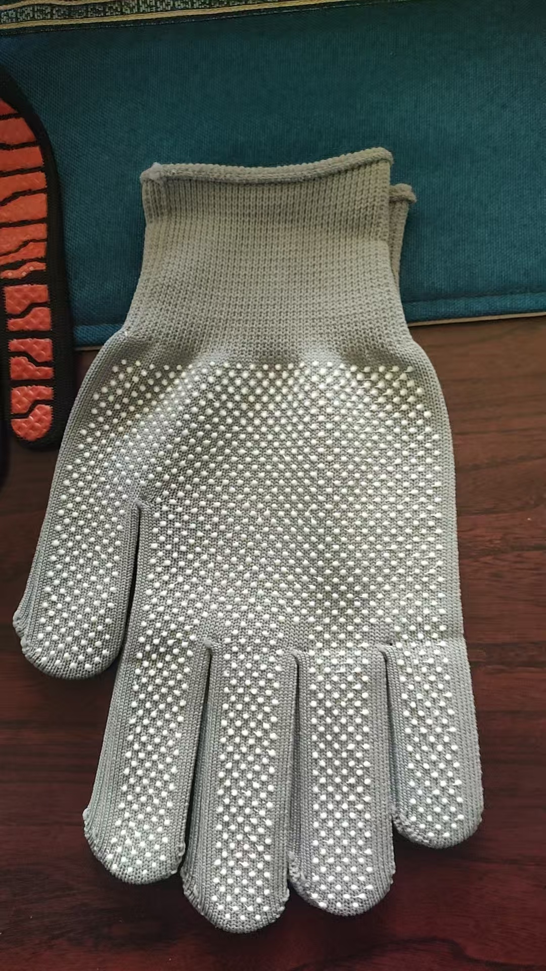 Main product image of 13 Gauge Polyester Knit Work Gloves, Gray, 1 Pair
