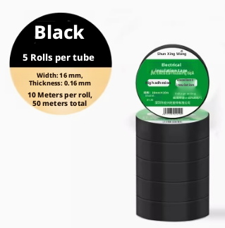 Main product image of Industrial Electrical Insulating Tape, Black, 5 Meters