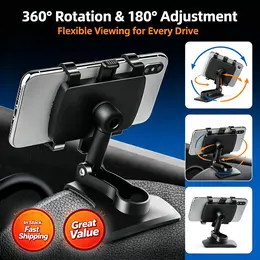 Product image of Rotatable Car Phone Holder, Dashboard & Rear View Mirror Mount