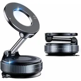Product image of Magnetic Phone Holder, Foldable Dashboard Mount, Vacuum Suction Cup