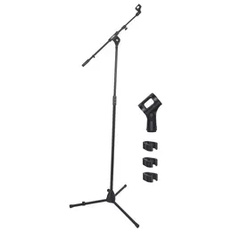 Product image of 5Core Floor Adjustable Microphone Stand, 82" with Telescoping Boom Arm