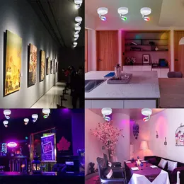 Product image of LED Wireless RGB Remote Control Cabinet Spotlight, Angle Adjustable