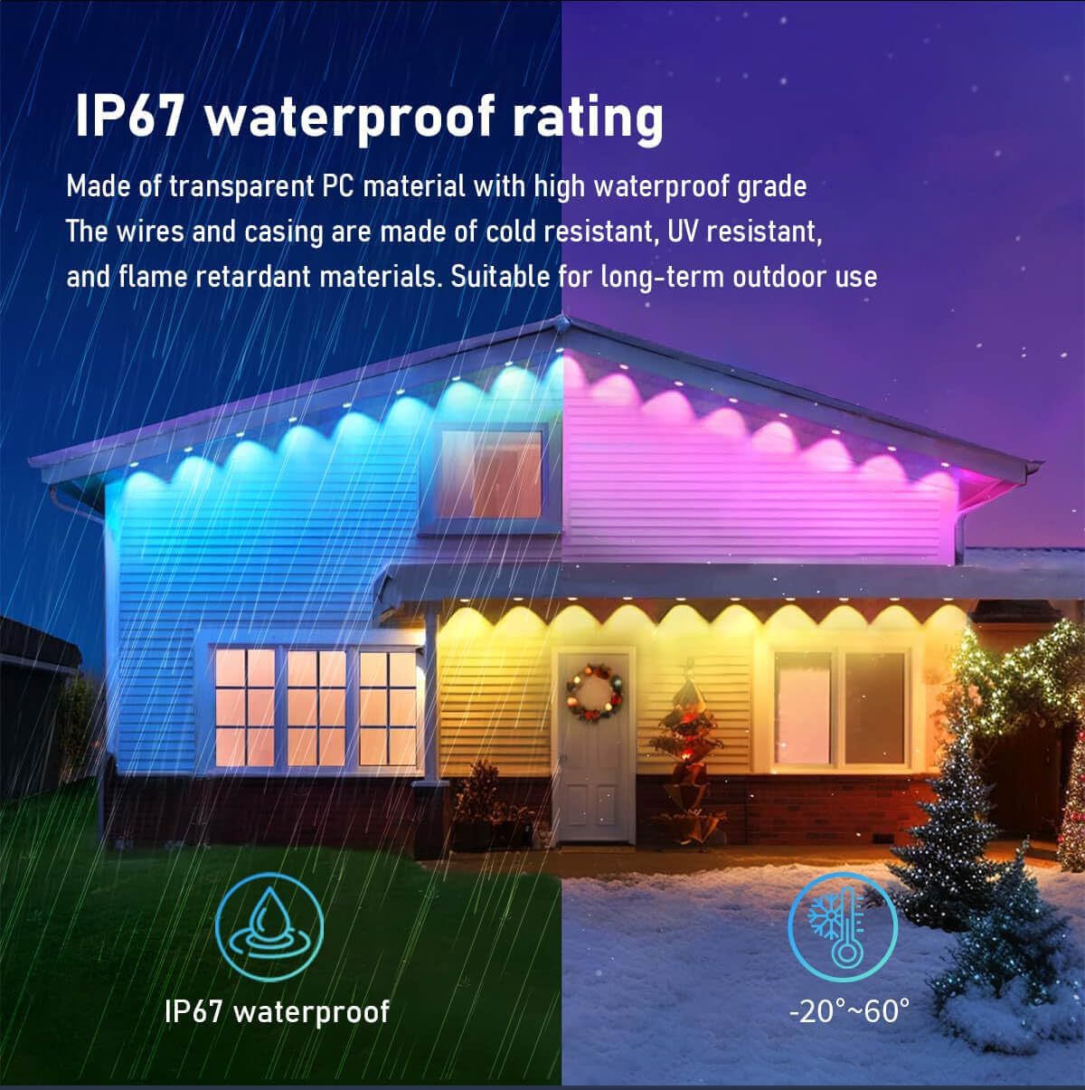 Main product image of Outdoor Bluetooth LED Garden Eaves Light