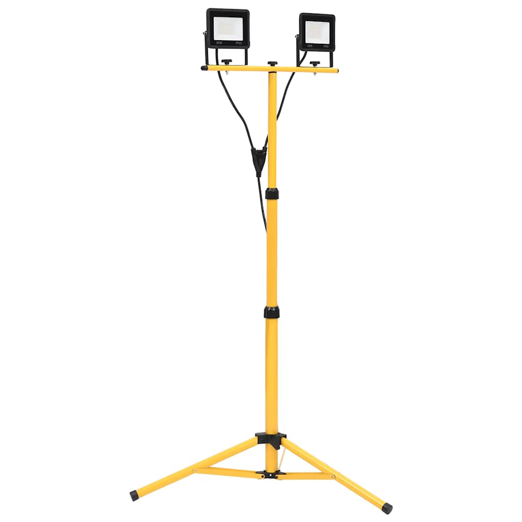 Main product image of LED Floodlight with Tripod, 2x30W, Warm White