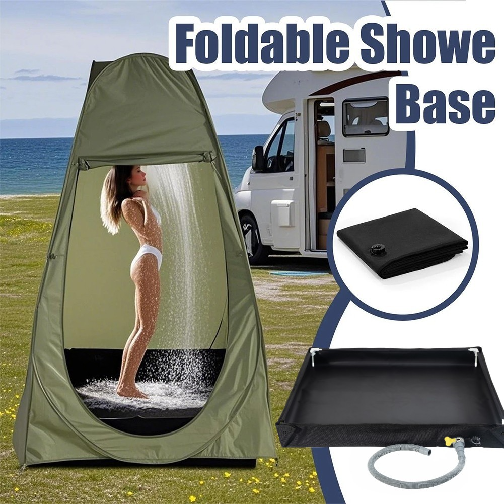 Main product image of Portable Outdoor Shower Pan with Drain Hose