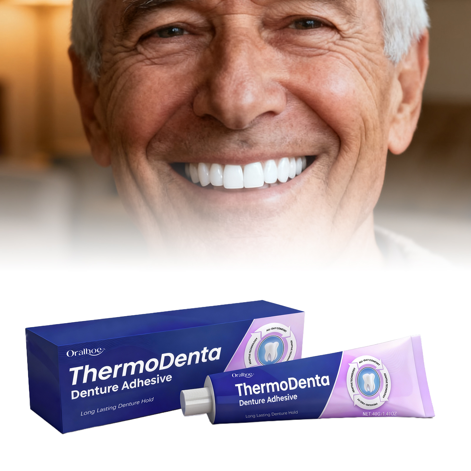 Main product image of Permanent Denture Adhesive for Secure Dental Prosthesis Fixation