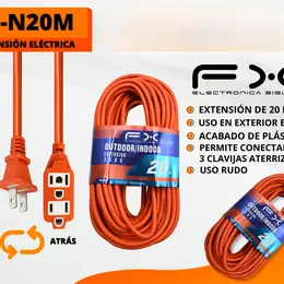 Product image of 20.3m Grounded Extension Cord, Indoor/Outdoor Rated