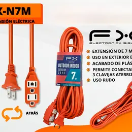 Product image of Outdoor Extension Cord, 7.3m, Grounded, Three-Prong Plug