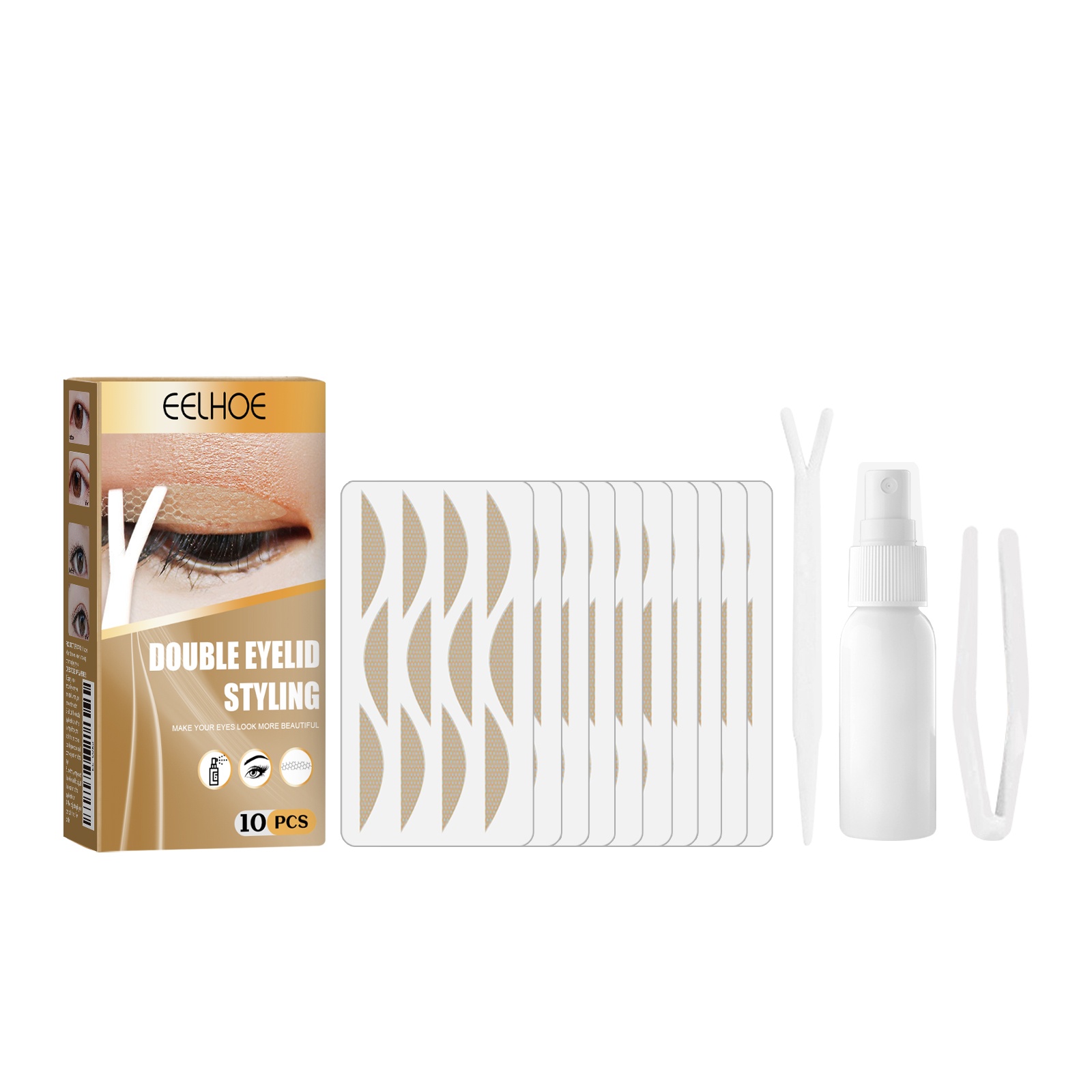 Main product image of Double Eyelid Tape, Adhesive-Free, Transparent