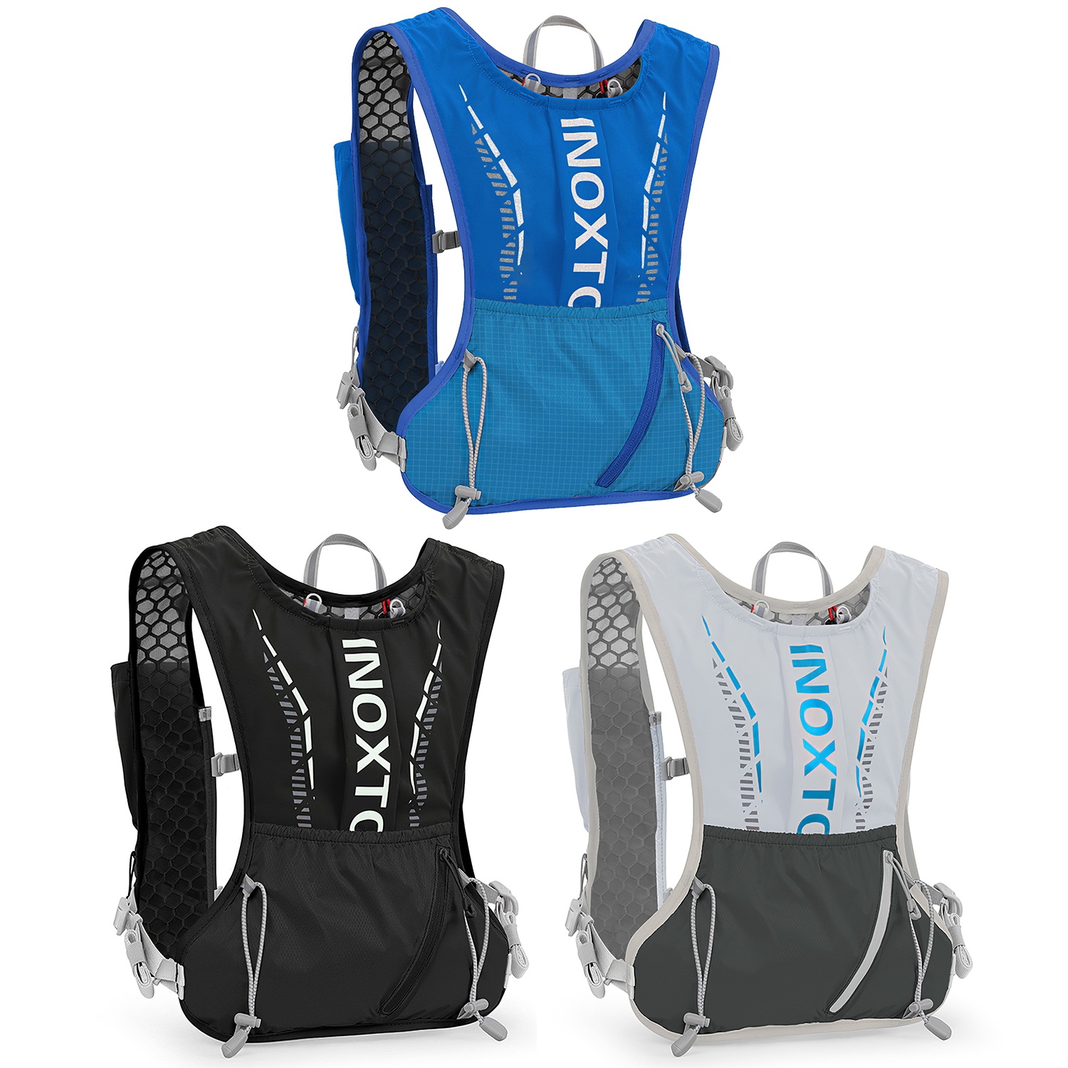 Main product image of Running Hydration Vest, 15oz or 50oz Water Bladder, Adjustable Straps, Storage