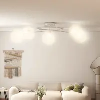 Product image of 5-Bulb G9 LED Ceiling Light Fixture with Wire Mesh Shades