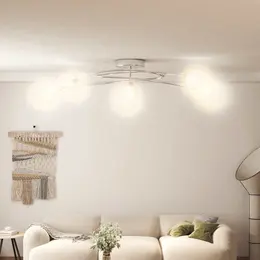 Product image of 5-Bulb G9 LED Ceiling Light Fixture with Wire Mesh Shades