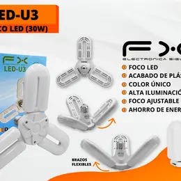 Product image of LED Spotlight Bulb, 30W, with Adjustable Beam Angle
