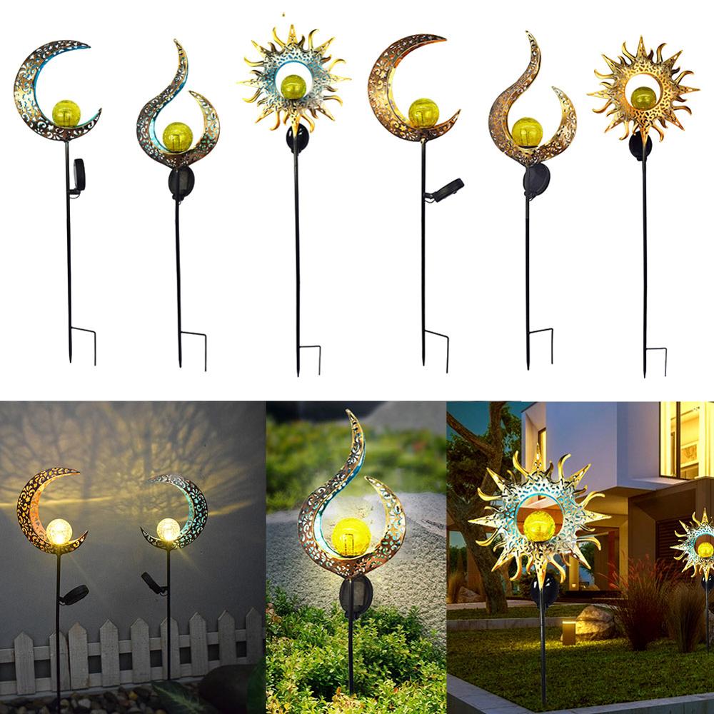 Main product image of Wrought Iron Solar Ground Plug Landscape Lamp