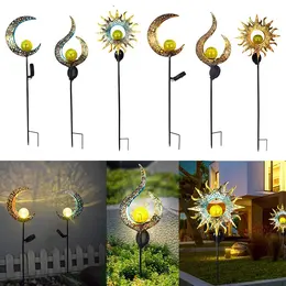 Product image of Wrought Iron Solar Ground Plug Landscape Lamp